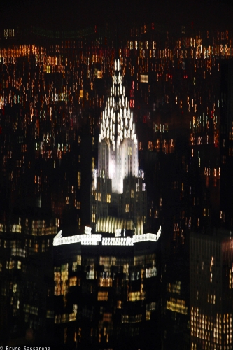 Chrysler Building at night